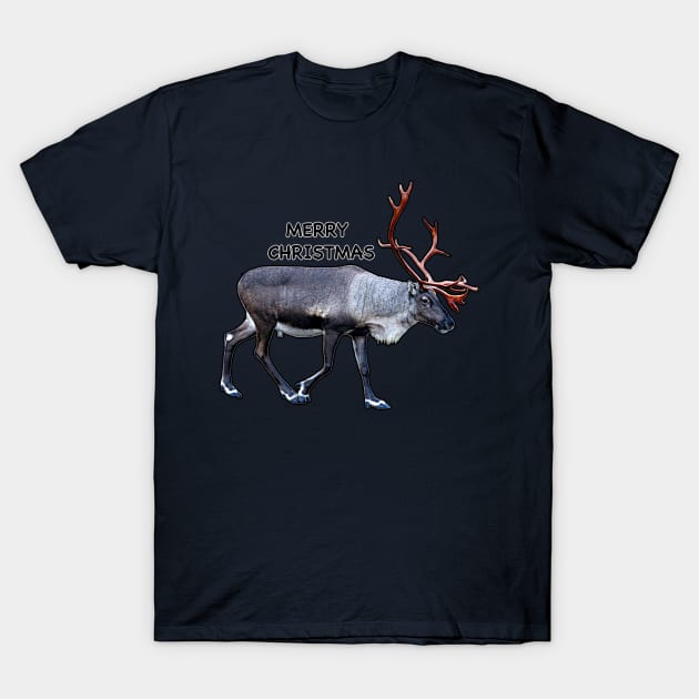 Santa Claus Reindeer T-Shirt by FotoJarmo